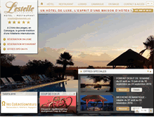 Tablet Screenshot of hotelestelle.com