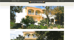 Desktop Screenshot of hotelestelle.info